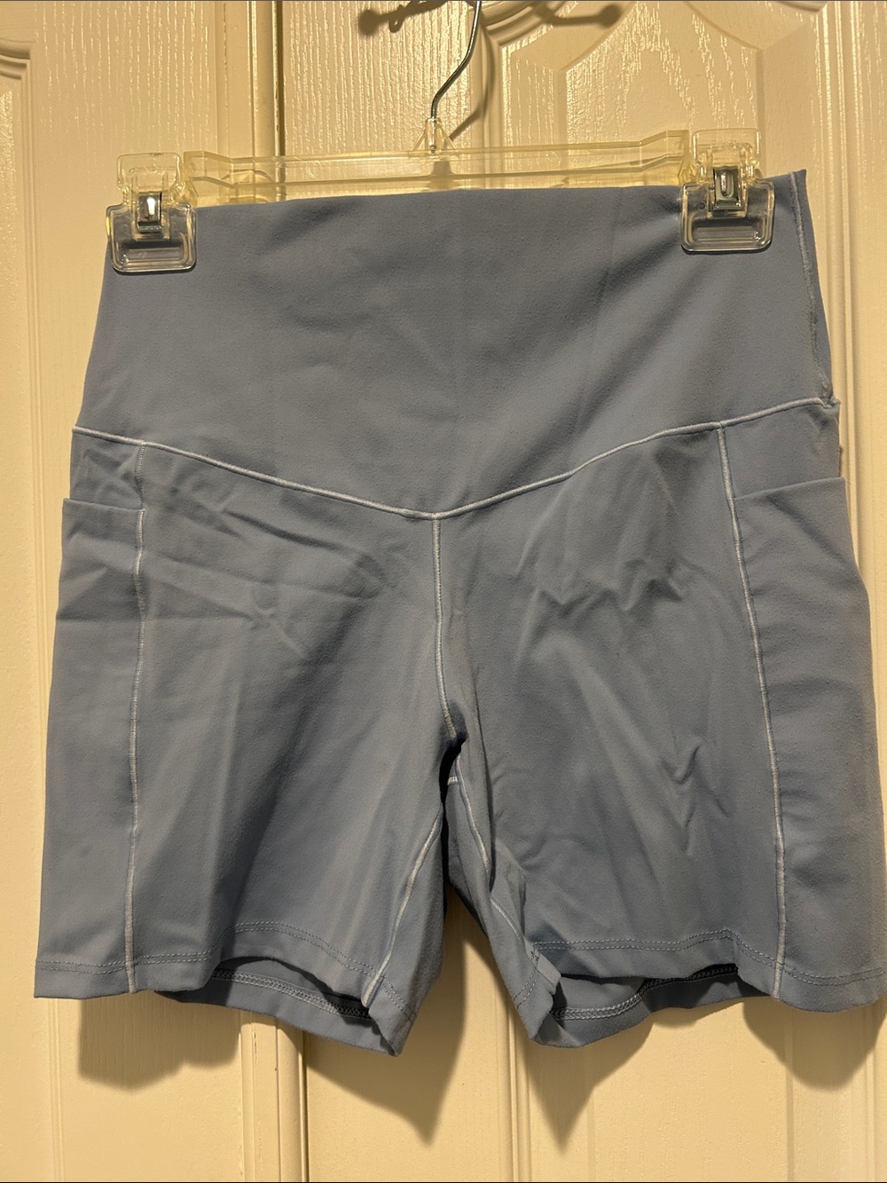 Danskin Light Blue High-Rise Athletic Shorts